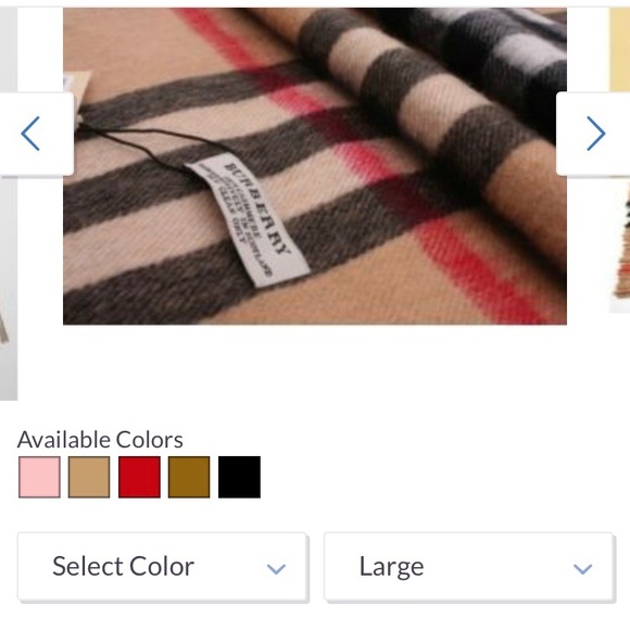 BEWARE Burberry Scarf Scarves - Picture 6 of 8